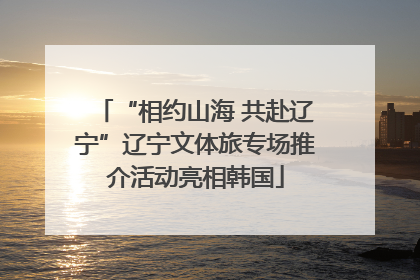 “相约山海 共赴辽宁”辽宁文体旅专场推介活动亮相韩国