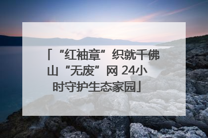 “红袖章”织就千佛山“无废”网 24小时守护生态家园
