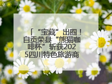 “宝藏”出圈！自贡荣县“熊猫咖啡杯”斩获2025四川特色旅游商品大赛铜奖
