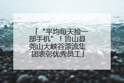 “平均每天捡一部手机”！鲁山县尧山大峡谷漂流集团表彰优秀员工