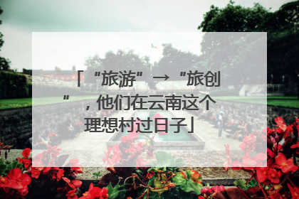 “旅游”→“旅创”，他们在云南这个理想村过日子