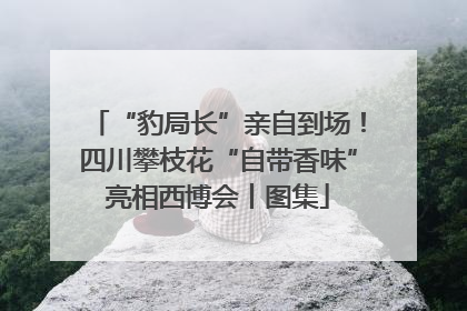 “豹局长”亲自到场！四川攀枝花“自带香味”亮相西博会丨图集