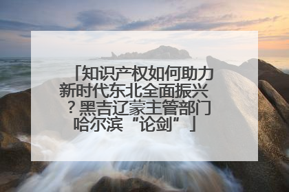 知识产权如何助力新时代东北全面振兴？黑吉辽蒙主管部门哈尔滨“论剑”