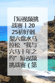 短视频挑战赛丨2025初好刺梨六盘水马拉松“我与六马十年之约”短视频挑战赛（第一阶段）即将开启