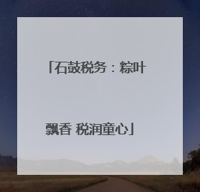 石鼓税务：粽叶飘香 税润童心