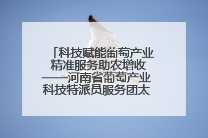 科技赋能葡萄产业 精准服务助农增收——河南省葡萄产业科技特派员服务团太康县科技服务纪实