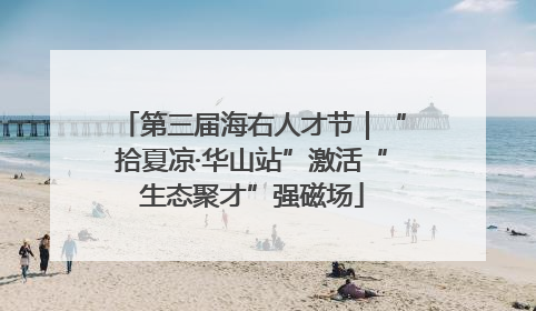 第三届海右人才节｜“拾夏凉·华山站”激活“生态聚才”强磁场