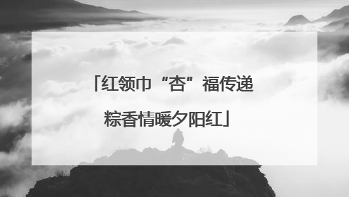 红领巾“杏”福传递 粽香情暖夕阳红