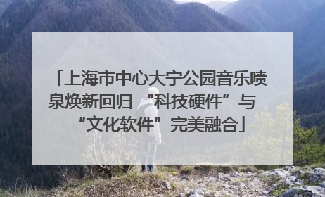 上海市中心大宁公园音乐喷泉焕新回归 “科技硬件”与“文化软件”完美融合