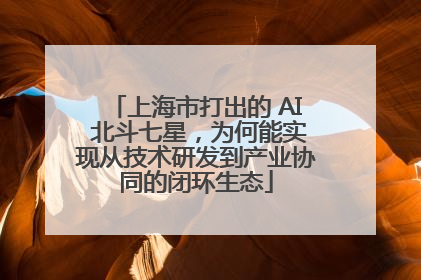 上海市打出的 AI 北斗七星，为何能实现从技术研发到产业协同的闭环生态