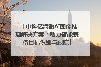 中科亿海微AI图像推理解决方案：助力智能装备目标识别与跟踪
