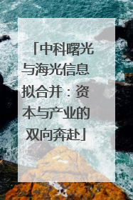 中科曙光与海光信息拟合并：资本与产业的双向奔赴