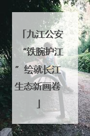 九江公安“铁腕护江”绘就长江生态新画卷