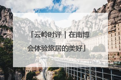 云岭时评｜在南博会体验旅居的美好