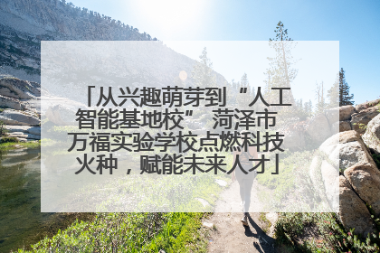 从兴趣萌芽到“人工智能基地校” 菏泽市万福实验学校点燃科技火种，赋能未来人才