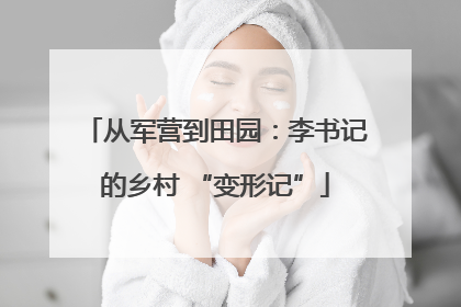 从军营到田园：李书记的乡村 “变形记”