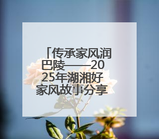 传承家风润巴陵——2025年湖湘好家风故事分享会岳阳专场举行