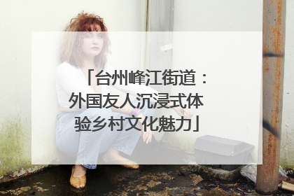 台州峰江街道：外国友人沉浸式体验乡村文化魅力