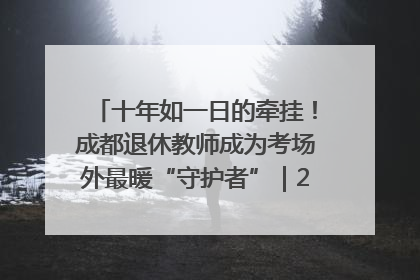十年如一日的牵挂！成都退休教师成为考场外最暖“守护者”｜2025四川高考
