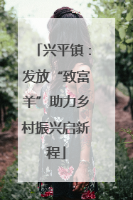 兴平镇：发放“致富羊”助力乡村振兴启新程