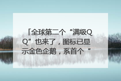 全球第二个“满级QQ”也来了，图标已显示金色企鹅，系首个“满级QQ”的小号