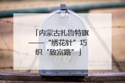 内蒙古扎鲁特旗——“绣花针”巧织“致富路”