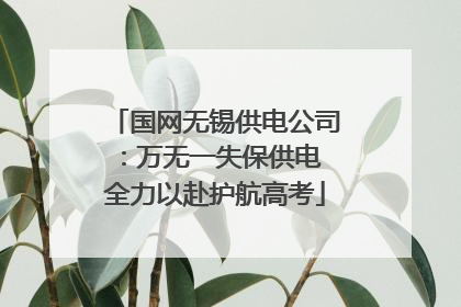 国网无锡供电公司：万无一失保供电 全力以赴护航高考