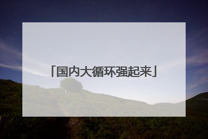 国内大循环强起来