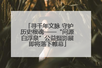 寻千年文脉 守护历史根魂——“问源白浮泉”公益摄影展即将落下帷幕