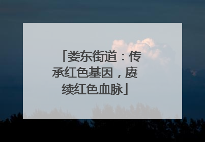 娄东街道：传承红色基因，赓续红色血脉