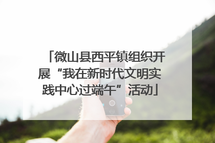 微山县西平镇组织开展“我在新时代文明实践中心过端午”活动