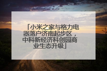 小米之家与格力电器落户济南起步区，中科新经济科创园商业生态升级