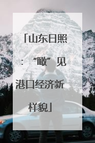山东日照：“瞰”见港口经济新样貌