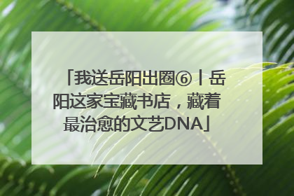 我送岳阳出圈⑥丨岳阳这家宝藏书店，藏着最治愈的文艺DNA