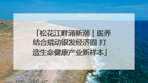 松花江畔涌新潮｜医养结合撬动银发经济圈 打造生命健康产业新样本