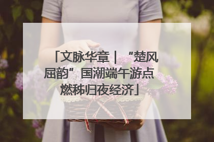 文脉华章｜“楚风屈韵”国潮端午游点燃秭归夜经济