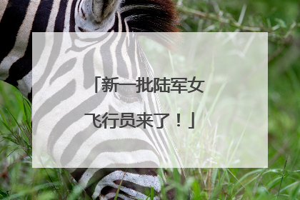 新一批陆军女飞行员来了！
