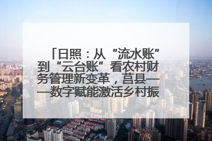 日照：从“流水账”到“云台账”看农村财务管理新变革，莒县——数字赋能激活乡村振兴“一池春水”