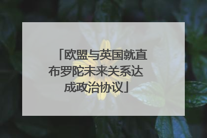 欧盟与英国就直布罗陀未来关系达成政治协议