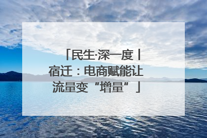 民生·深一度丨宿迁：电商赋能让流量变“增量”