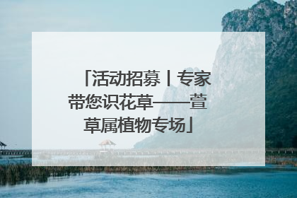 活动招募丨专家带您识花草——萱草属植物专场