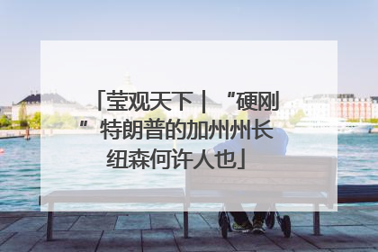 莹观天下｜“硬刚”特朗普的加州州长纽森何许人也