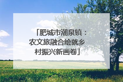 肥城市潮泉镇：农文旅融合绘就乡村振兴新画卷
