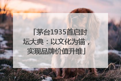 茅台1935首启封坛大典：以文化为锚，实现品牌价值升维