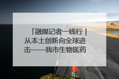 融媒记者一线行｜从本土创新向全球进击——我市生物医药产业破茧突围
