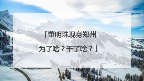 董明珠现身郑州 为了啥？干了啥？