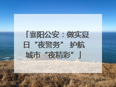 襄阳公安：做实夏日“夜警务” 护航城市“夜精彩”