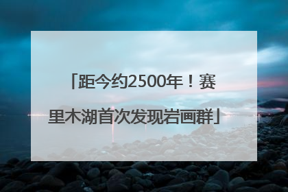 距今约2500年！赛里木湖首次发现岩画群