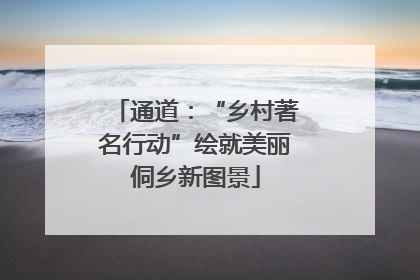 通道：“乡村著名行动”绘就美丽侗乡新图景
