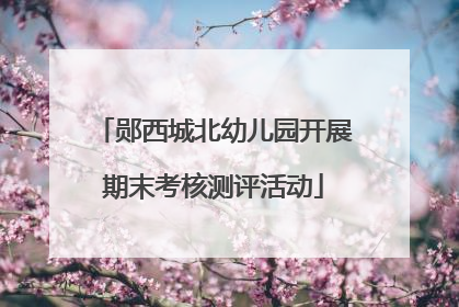 郧西城北幼儿园开展期末考核测评活动